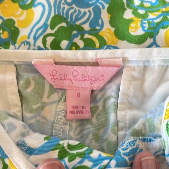 Lilly Pulitzer Jungle Cat Bermuda Shorts - 6 - Picture 5 of 6